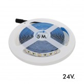 LED strip 24V | 204xLED/m | 5m | SMD3014 |3400Lm | 34W/M | IP20 | HIGH LUMENS