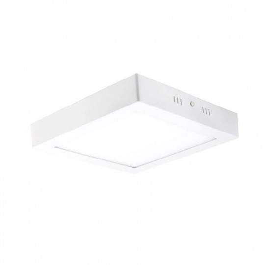 Plafond LED Superfície quadrado 12W - Interior