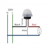 Sensor Crepuscular para Interior IP20