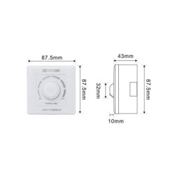 comprar Recesso Dimmer para LED Faixa de IP20