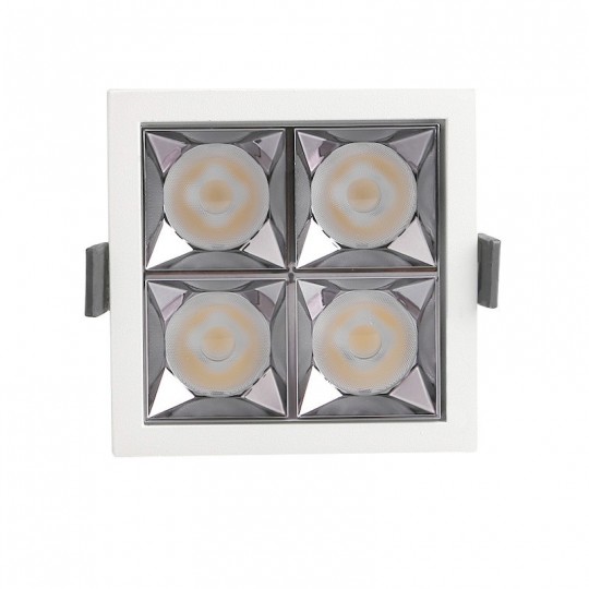 Downlight LED - 20W - Carre  - 18°- UGR17 140lm/W