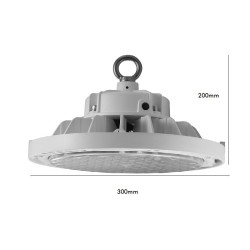 Campana Industrial LED 150W UFO UGR17 OSRAM Chip Dimable 1-10V