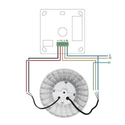 150W LED High Bay UFO  UGR17 OSRAM Chip Dimmable 1-10V