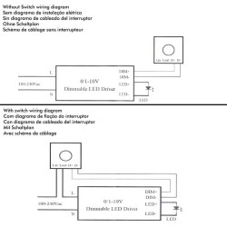 LED Dimmer Switch - Universal -1/10V