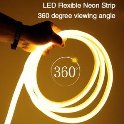 Neón LED CIRCULAR Flexivel 220V Bobina  25m 16mm  - 9,6W/m - 3000K-4000K-6000K