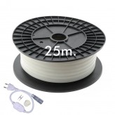 Neón LED CIRCULAR Flexivel 220V Bobina  25m 16mm  - 9,6W/m - Laranja