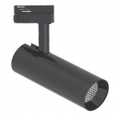 LED Tracklight  30W  BERNA Chrome Black  DIMMABLE  DOB DRIVERLESS  24º