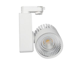 Foco LED 40W GRAZ  Branco BRIDGELUX Chip para Calha Monofásico 100º  CRI +90