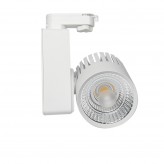 Foco LED 40W GRAZ Blanco BRIDGELUX Chip para Carril Monofásico 100º  CRI +90