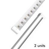 Barre linéaire à LED 28W -HALLE DYNAMICS - UGR19  pour plafonds techniques - Pack 2 unités