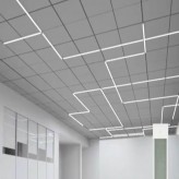 Barre linéaire à LED 28W -HALLE DYNAMICS - UGR19  pour plafonds techniques - Pack 2 unités