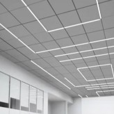 Barre linéaire à LED 28W -HALLE DYNAMICS - UGR19  pour plafonds techniques - Pack 2 unités