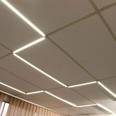 Barre linéaire à LED 28W -HALLE DYNAMICS - UGR19  pour plafonds techniques - Pack 2 unités