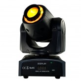 Cabeça móvel LED Projector 30w BOSTON Branco + 7 Cores - 7 Gobos Fixos - DMX