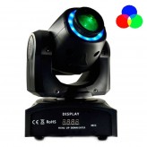 Moving Head Spot LED 30w BOSTON   Weiß + 7 Farben - 7 feste Gobos - DMX