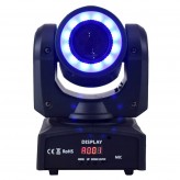 Cabeça móvel LED Projector 30w BOSTON Branco + 7 Cores - 7 Gobos Fixos - DMX