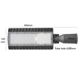 60W LED Streetlight  HALLEY BRIDGELUX Chip 140lm/W