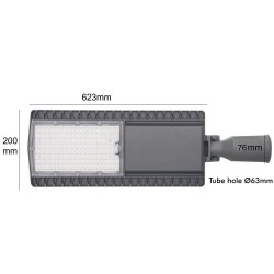 Farol LED 100W HALLEY BRIDGELUX Chip 140lm/W