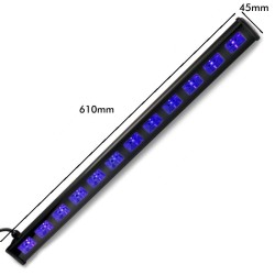 Barra Wall washer LED 36W UV Ultravioleta 12x3W