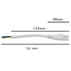 Luminaire Connector  T5- 150mm