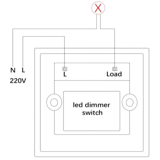 LED Dimmer Triac Steuerung 600W Dimmer AC 220V