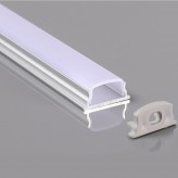 Perfil Flexible Aluminio U LED - 2 metros