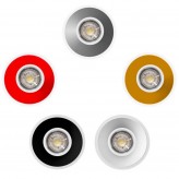 Anneau d'encastrement rond fixe pour LED GU10 MR16