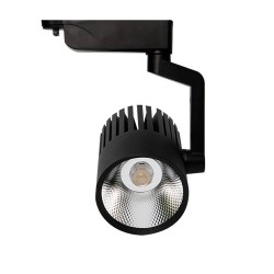 Foco LED 40W PISA Negro para Carril Monofásico 35º