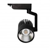 LED Strahler  40W PISA Schwarz für 1-Phasen Schienensystem 35º