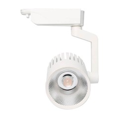 LED Tracklight 40W PISA  White  Single-phase rails  35º