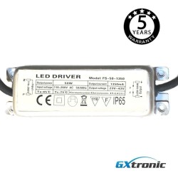 Driver for LED luminaire 50W 1350mA  - IP65