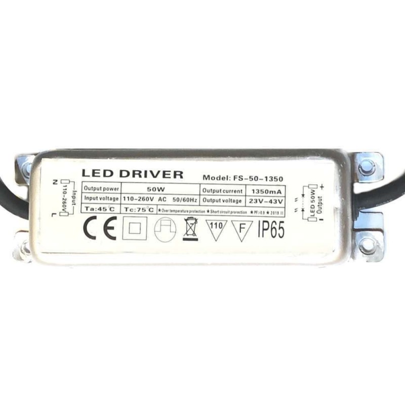 Treiber für LED Beleuchtung  50W 1350mA  - IP65