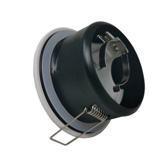 Anneau d&#039;encastrement carré pour LED GU10 MR16 - IP65 - Ø80mm