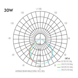 30W LED Outdoor Floodlight Grey EVOLUTION IP65