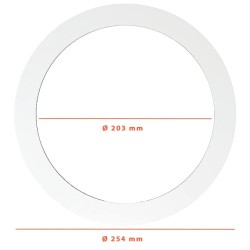 Aro Supletorio cubre hueco para Downlight - 25,5cm