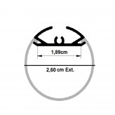 Aluminum Profile TUBE  Model - 2 Meters