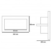 Downlight LED 40W OSRAM Chip - Orientable - Rectangulaire - COULEUR SÉLECTIONNABLE - CCT 120º