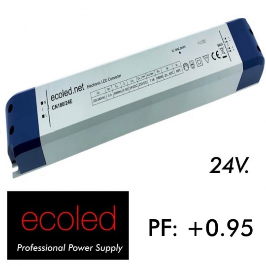 Alimentation 24V 24V 180W - ECOLED - IP20