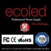 Power supply  PROFESSIONAL 12V 100W - ECOLED - IP20 - TÜV