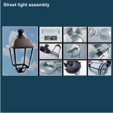 Módulo Óptico  de Lâmpada de rua LED 40W  LUMILEDS