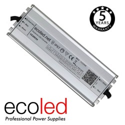 Fonte de alimentação PROFISSIONAL 24V 200W - ECOLED - IP67 - TÜV