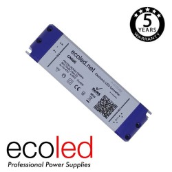 Fonte de alimentação PROFISSIONAL 12V 60W - ECOLED - IP20 - TÜV