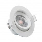 LED Strahler Downlight Schwenkbar Rund Weiß 7W - CCT