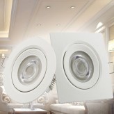 Downlight LED 7W Square White - CCT