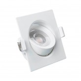 LED Strahler Downlight Schwenkbar quadratisch Weiß 7W - CCT