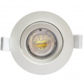 LED Strahler Downlight Schwenkbar Rund Weiß 7W - CCT