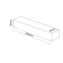 Fonte de alimentação PROFISSIONAL SLIM 24V 30W - ECOLED - IP20 - TÜV