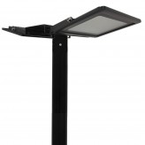 Holder for 1 or 2 spotlights for public lighting column