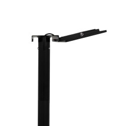 Holder for 1 or 2 spotlights for public lighting column