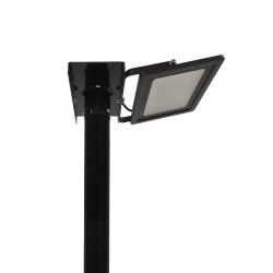 Holder for 1 or 2 spotlights for public lighting column